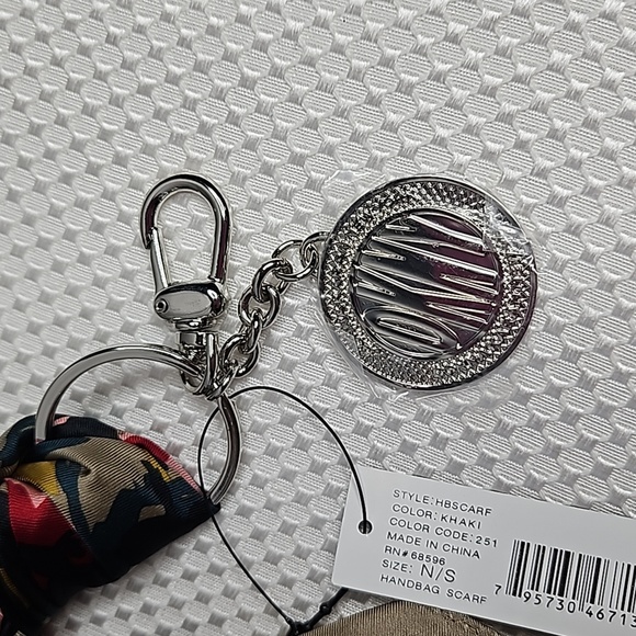 Donna Karan Handbag Scarf-khaki - Picture 6 of 7